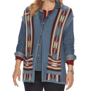 Chaps Southwest Aztec Sweater Vest